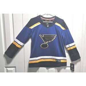 Fanatics St Louis Blues Youth  L/XL Jersey Blue New with tags NHL Breakaway